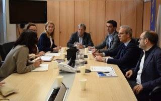 El alcalde, Luis Partida, presidiendo la reunión de la Red Española de Ciudades Saludables (RECS).