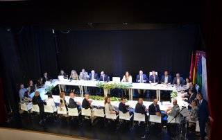 Foto de familia del XVII Foro UCJC de Hostelería y Turismo.