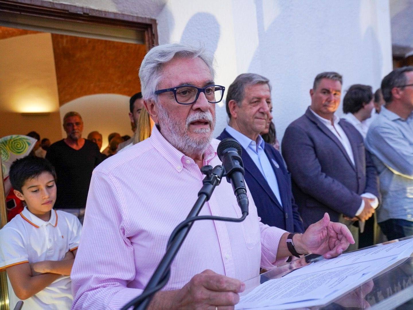 El pregonero de las Fiestas Patronales, José Luis Bueno.