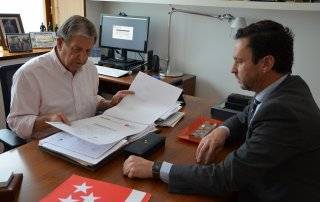 Imagen de la reunión mantenida.