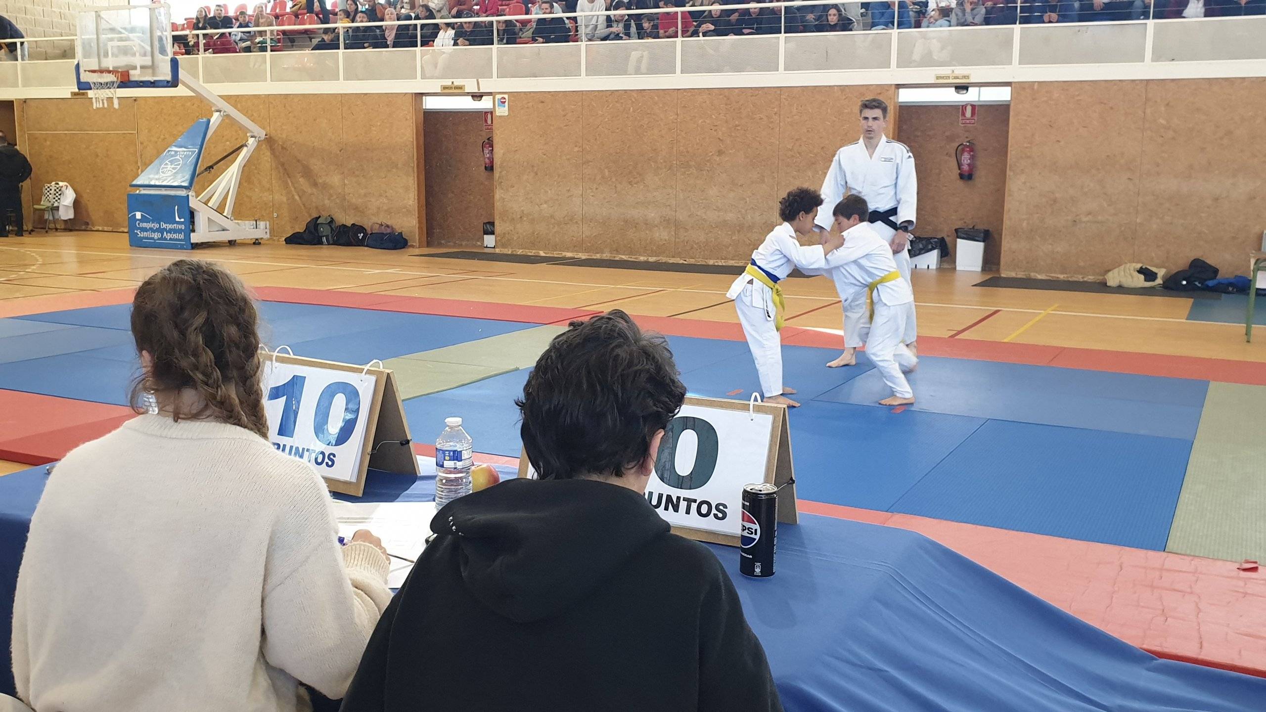 Imagen de la competición de Judo.