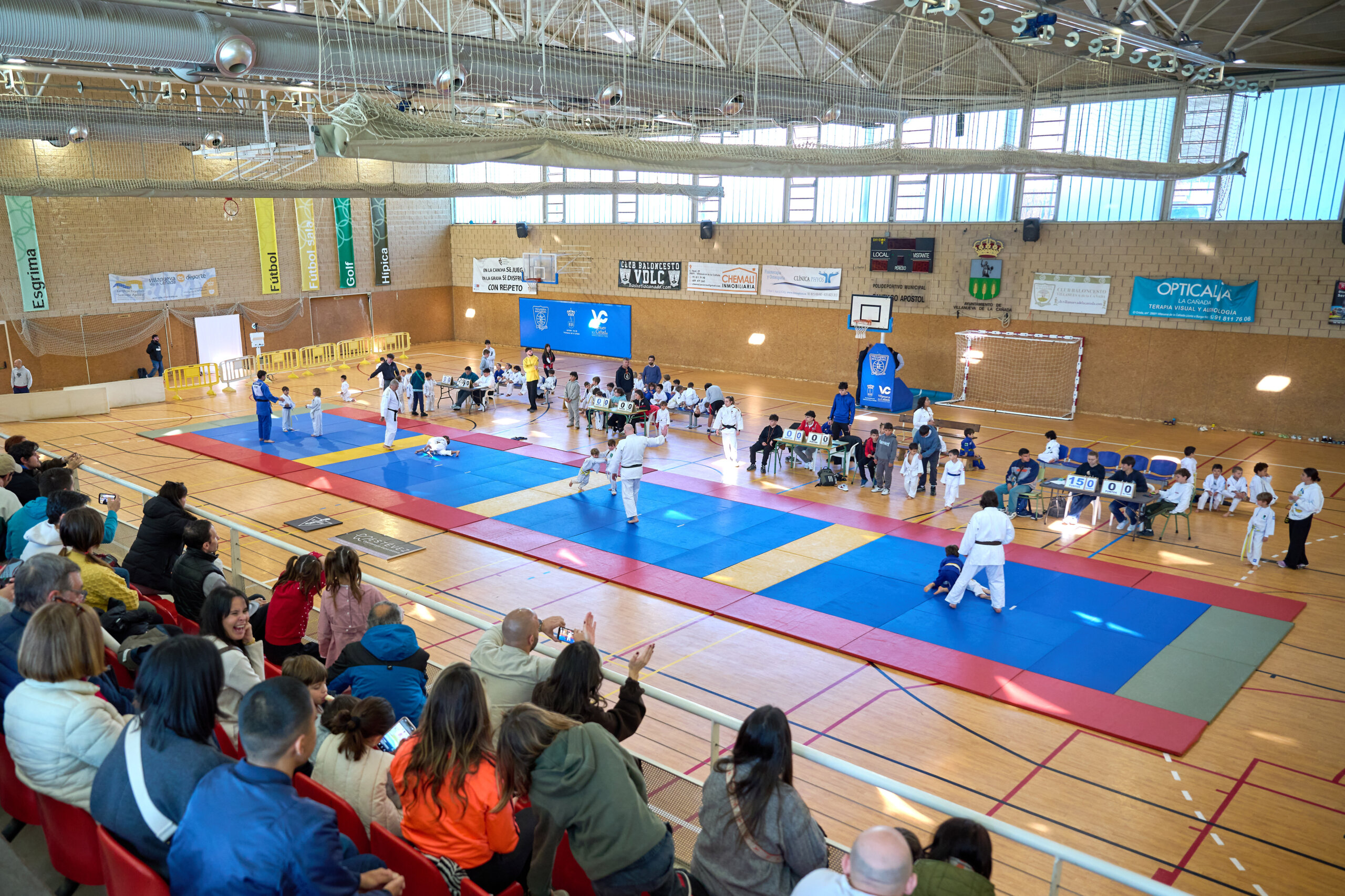 Participantes en el Campeonato de Promoción de Judo.