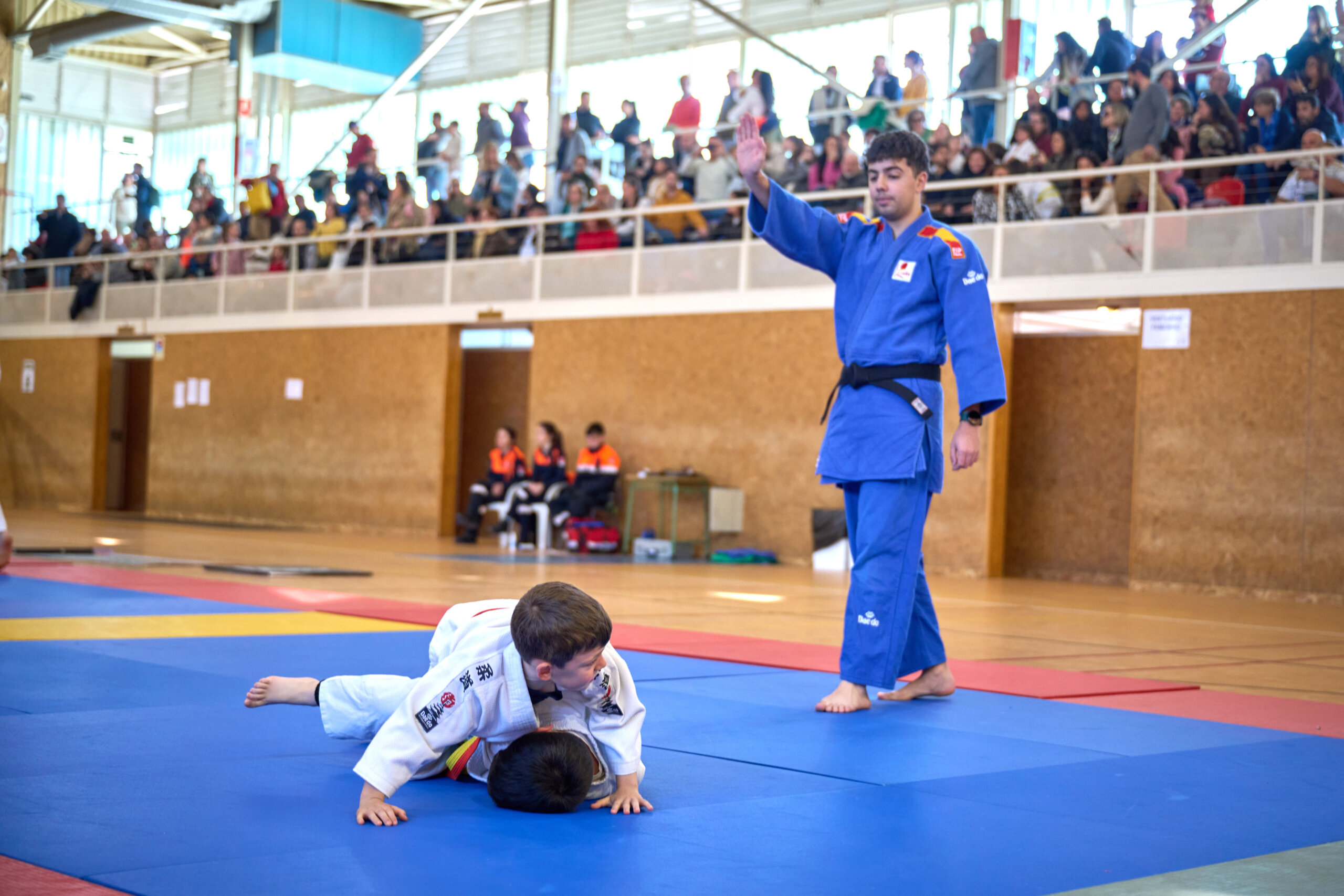 Participantes en el Campeonato de Promoción de Judo.