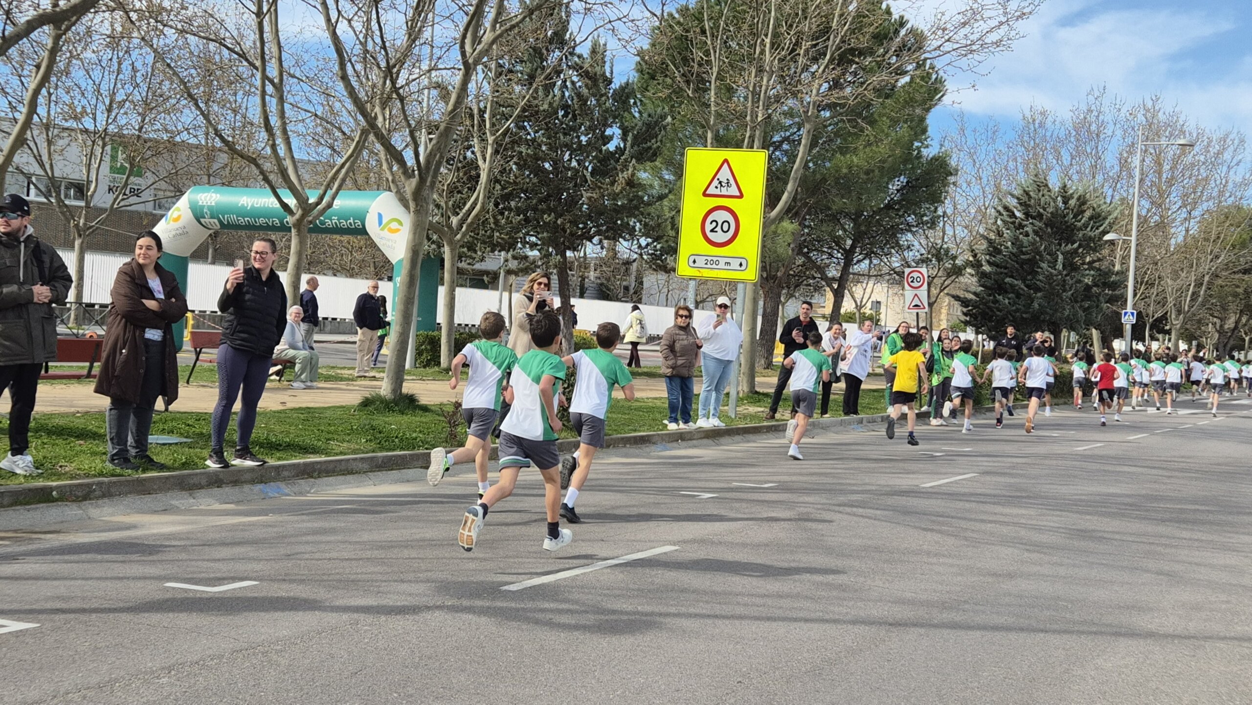 Una de las carreras del colegio Kolbe.