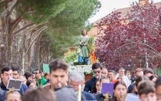 Imagen de la procesión de San Isidro.