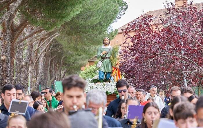 Imagen de la procesión de San Isidro.