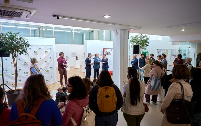 Imagen de la inauguración de exposiciones.