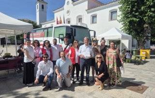 Foto de familia del II Festival de Donación de Sangre