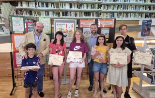 Foto de familia del III Concurso de Cómic.