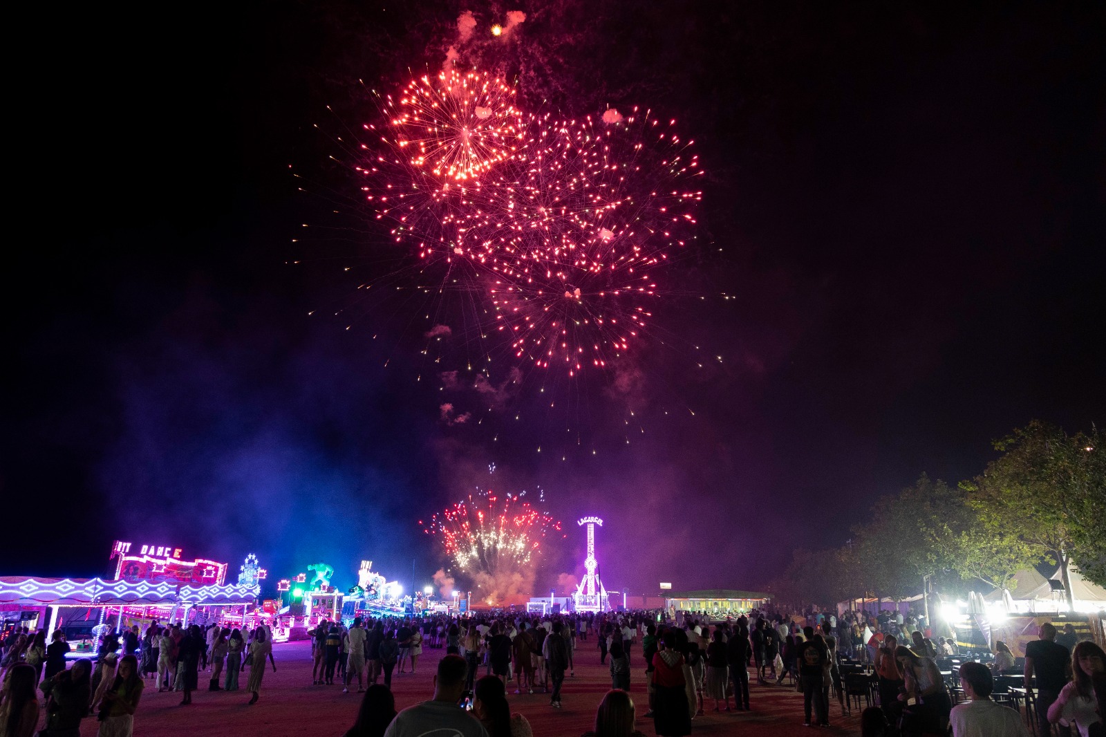 Fuegos artificiales.