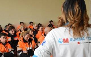 Voluntarios Proteccion Civil. Foto Comunidad de Madrid