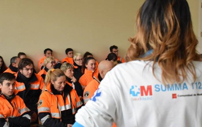 Voluntarios Proteccion Civil. Foto Comunidad de Madrid