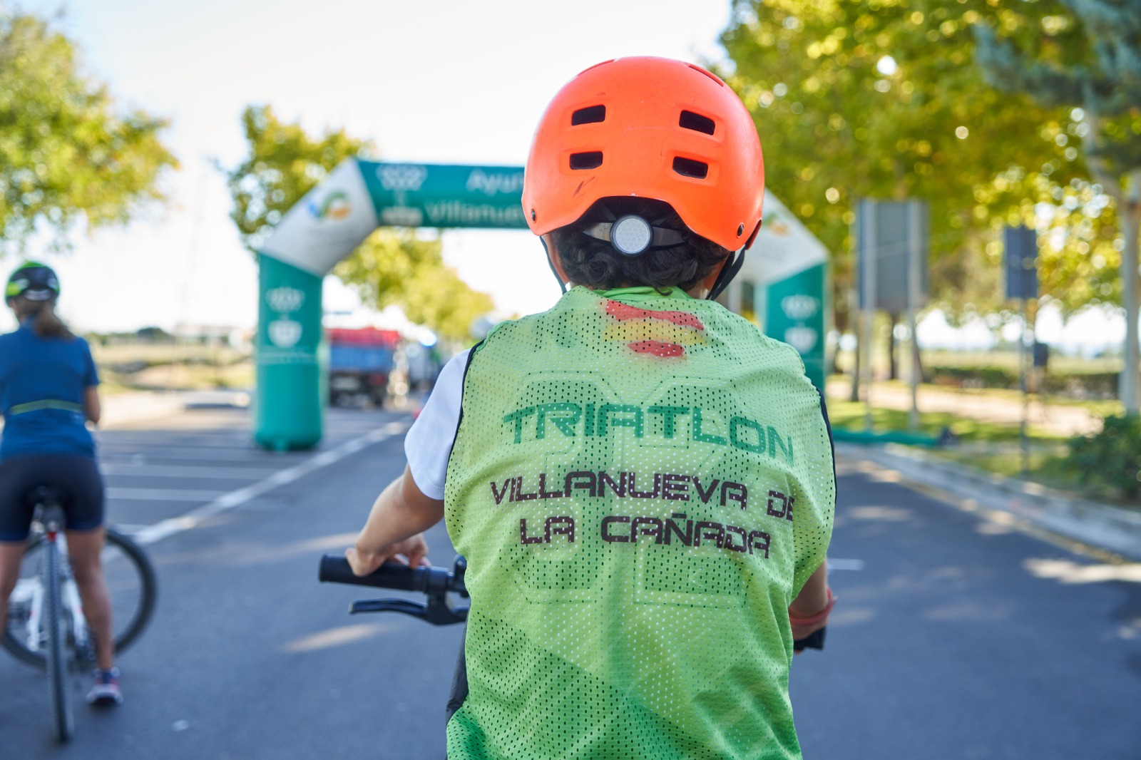 Participante en la Fiesta de la Bicicleta. Participante en la Fiesta de la Bicicleta.