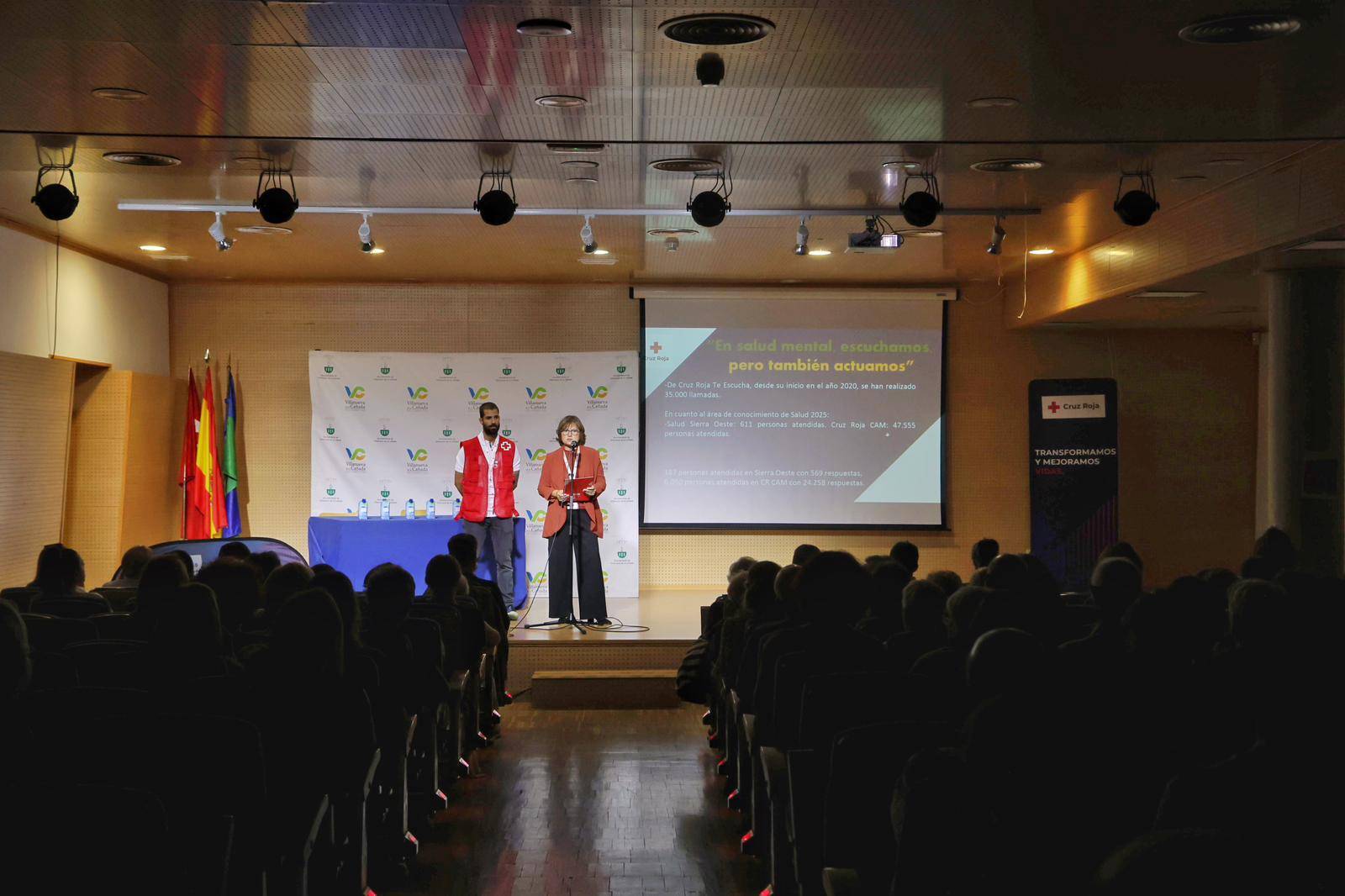 Apertura de la jornada sobre salud mental organizada por Cruz Roja.