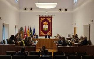 Imagen del pleno celebrado.