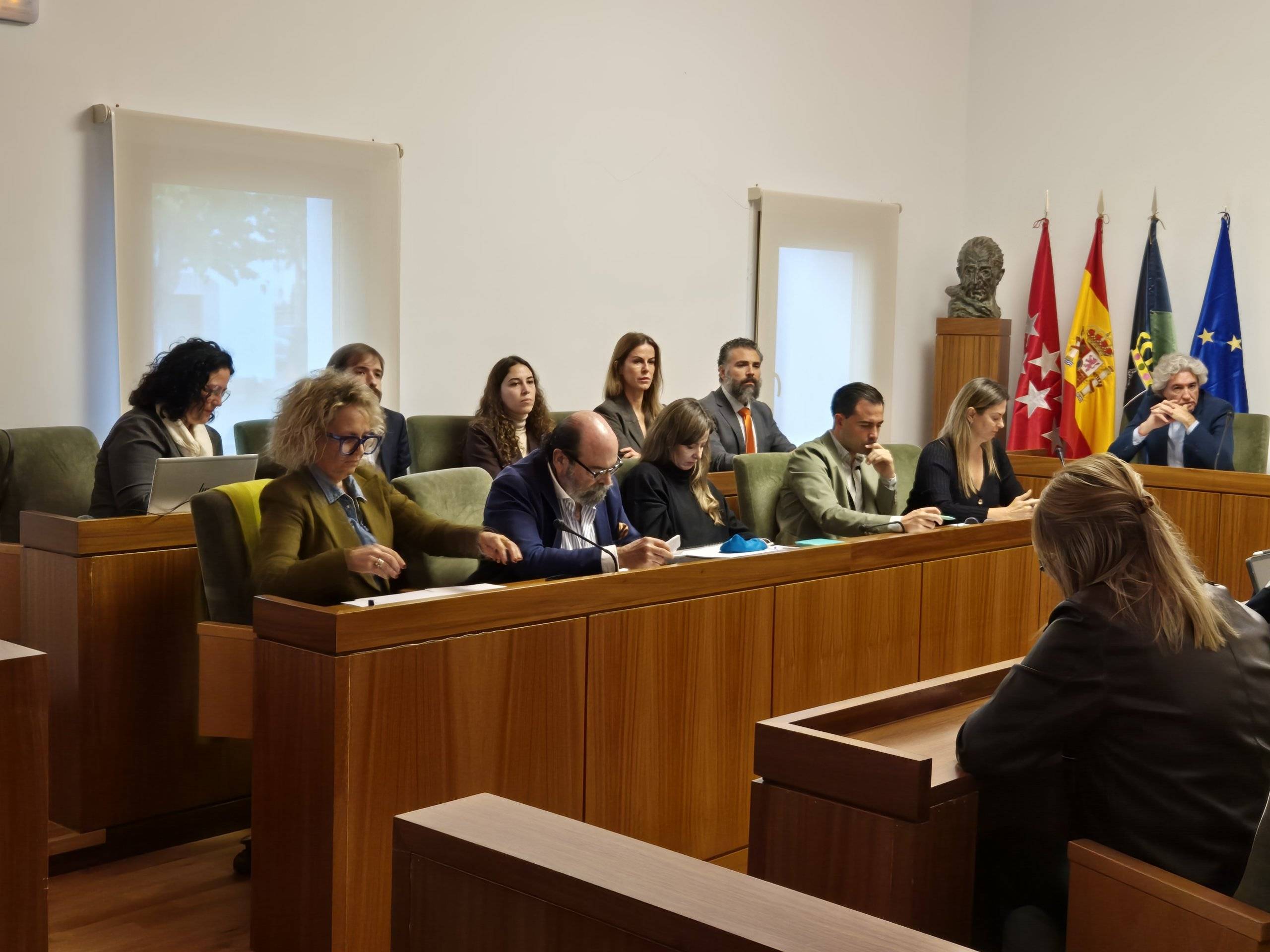 Bancada de concejales del Partido Popular.