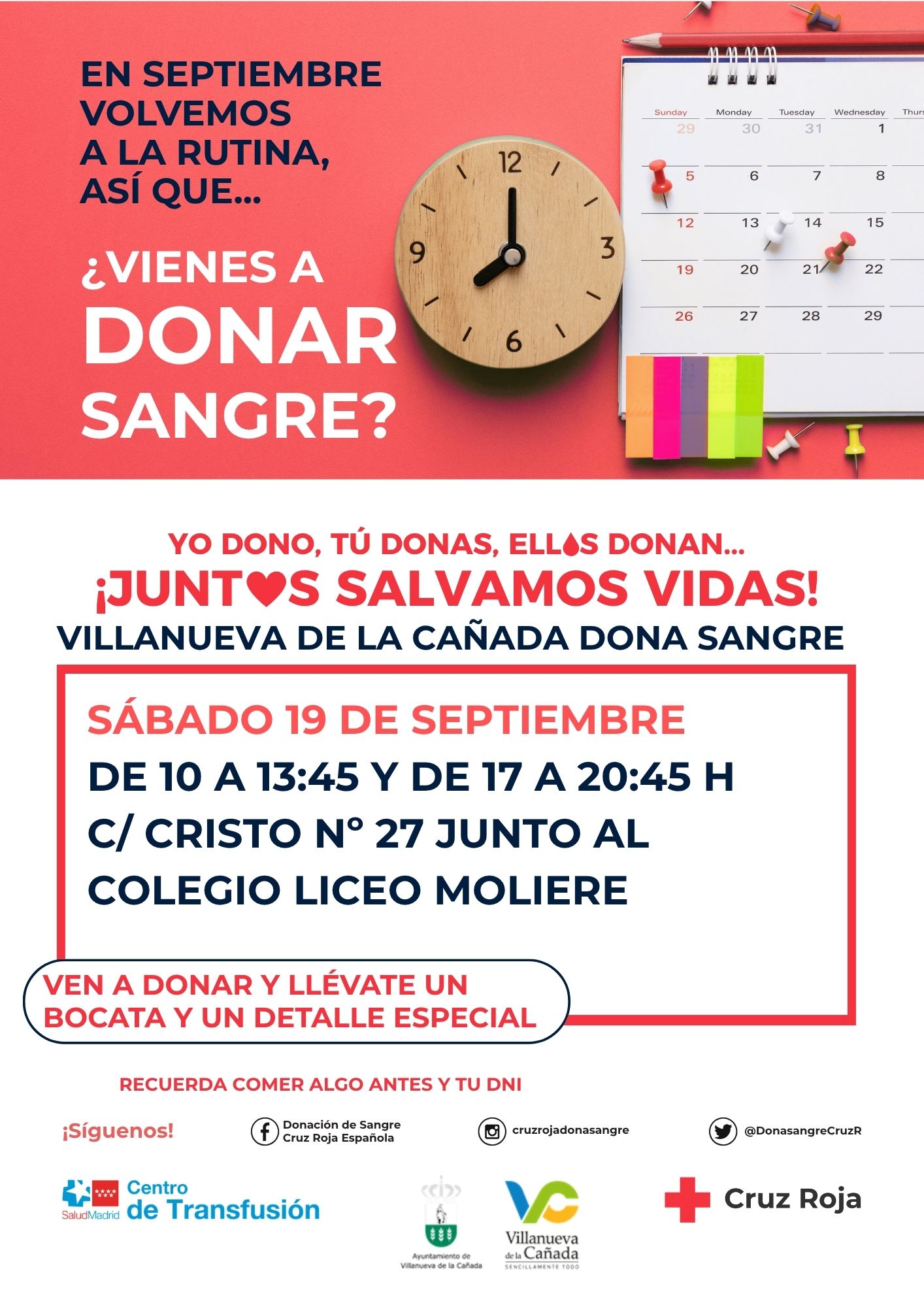 Cartel de campaña de donación de sangre. Cartel de campaña de donación de sangre.