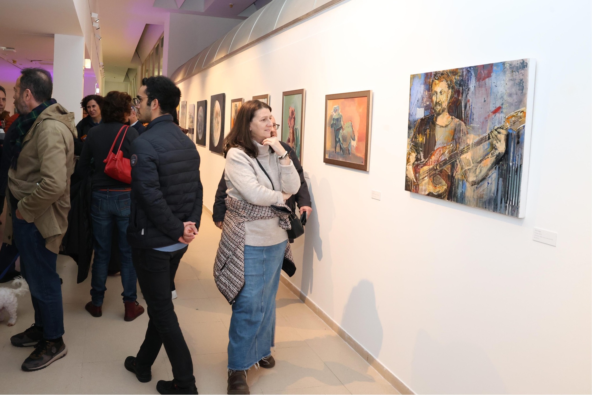 Imagen de la inauguración de las exposiciones.