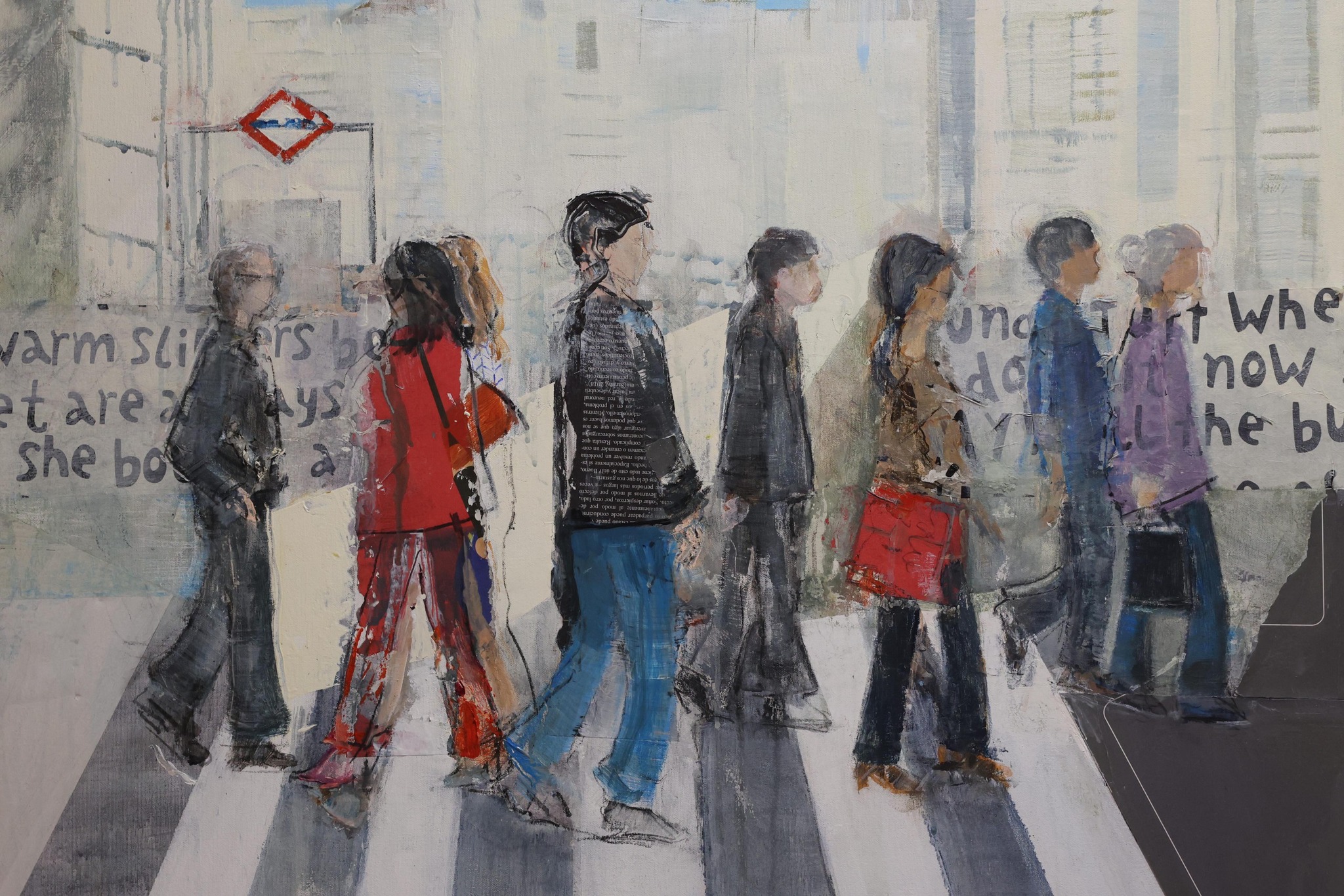 Uno de los cuadros expuestos.