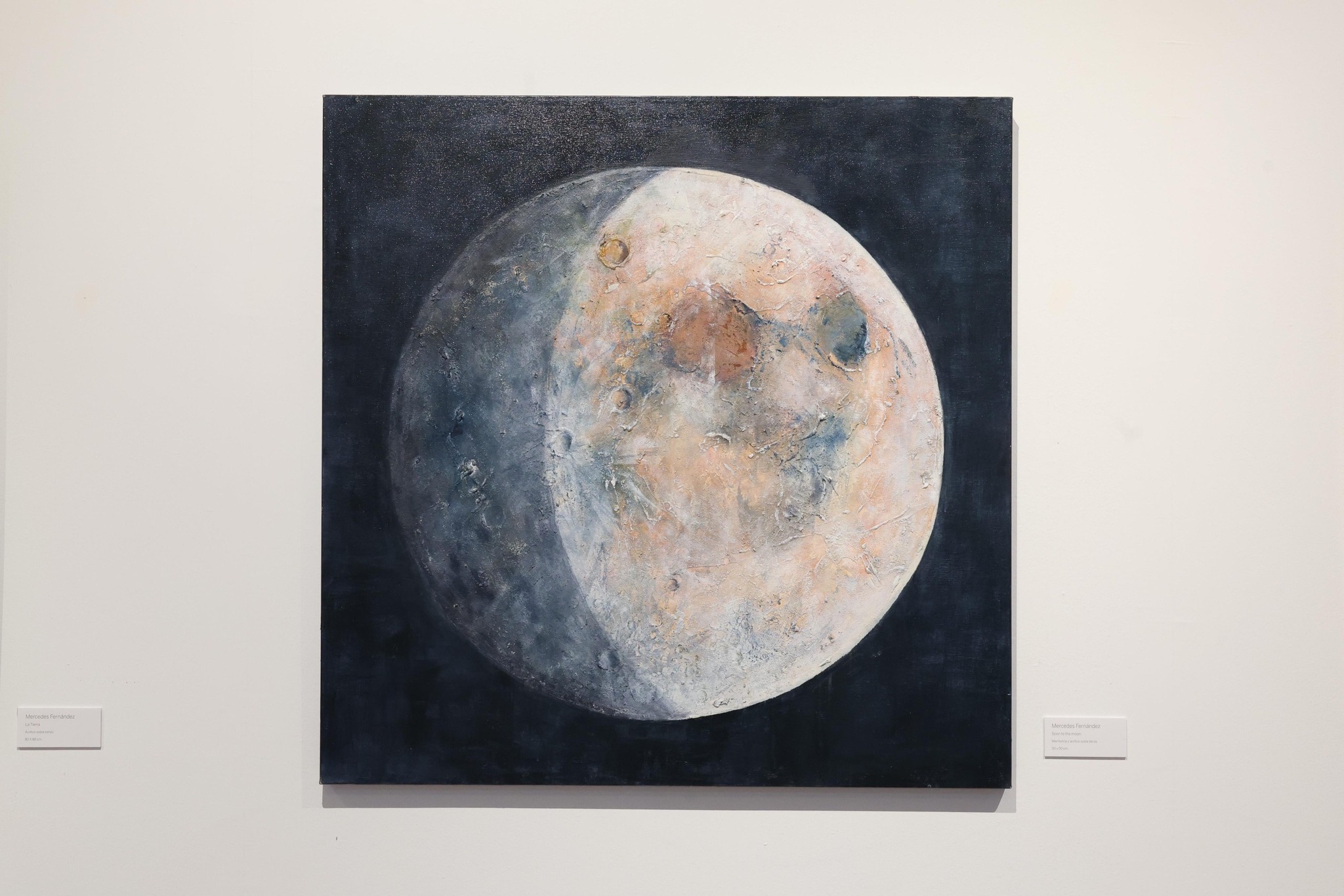 Uno de los cuadros expuestos.