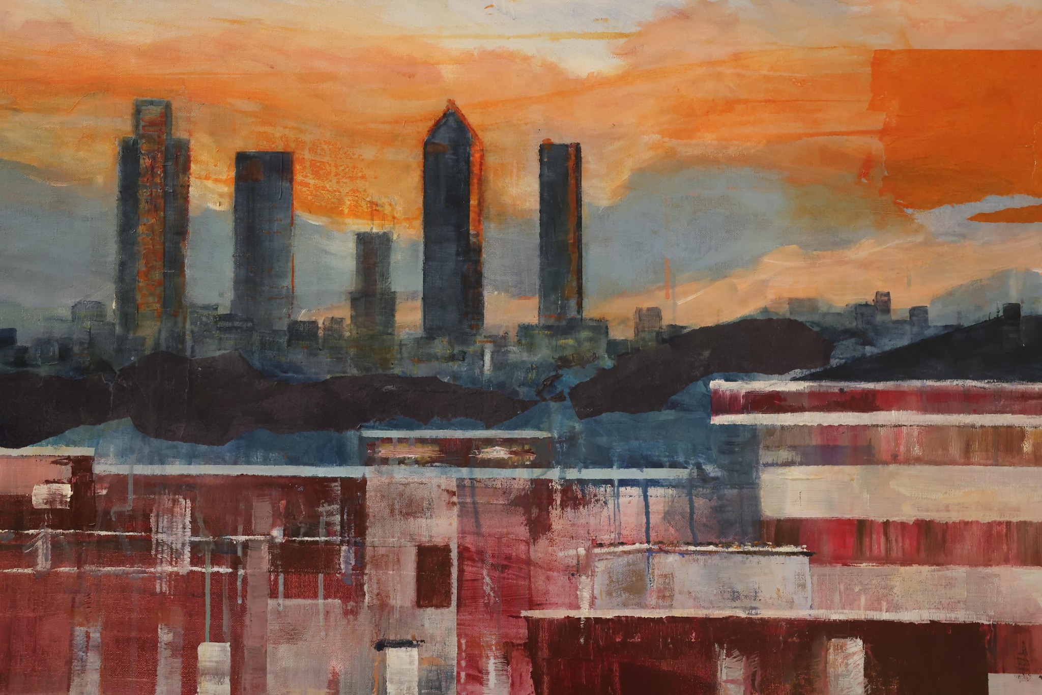 Uno de los cuadros expuestos.