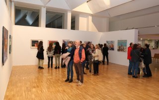 Imagen de la inauguración de exposiciones.