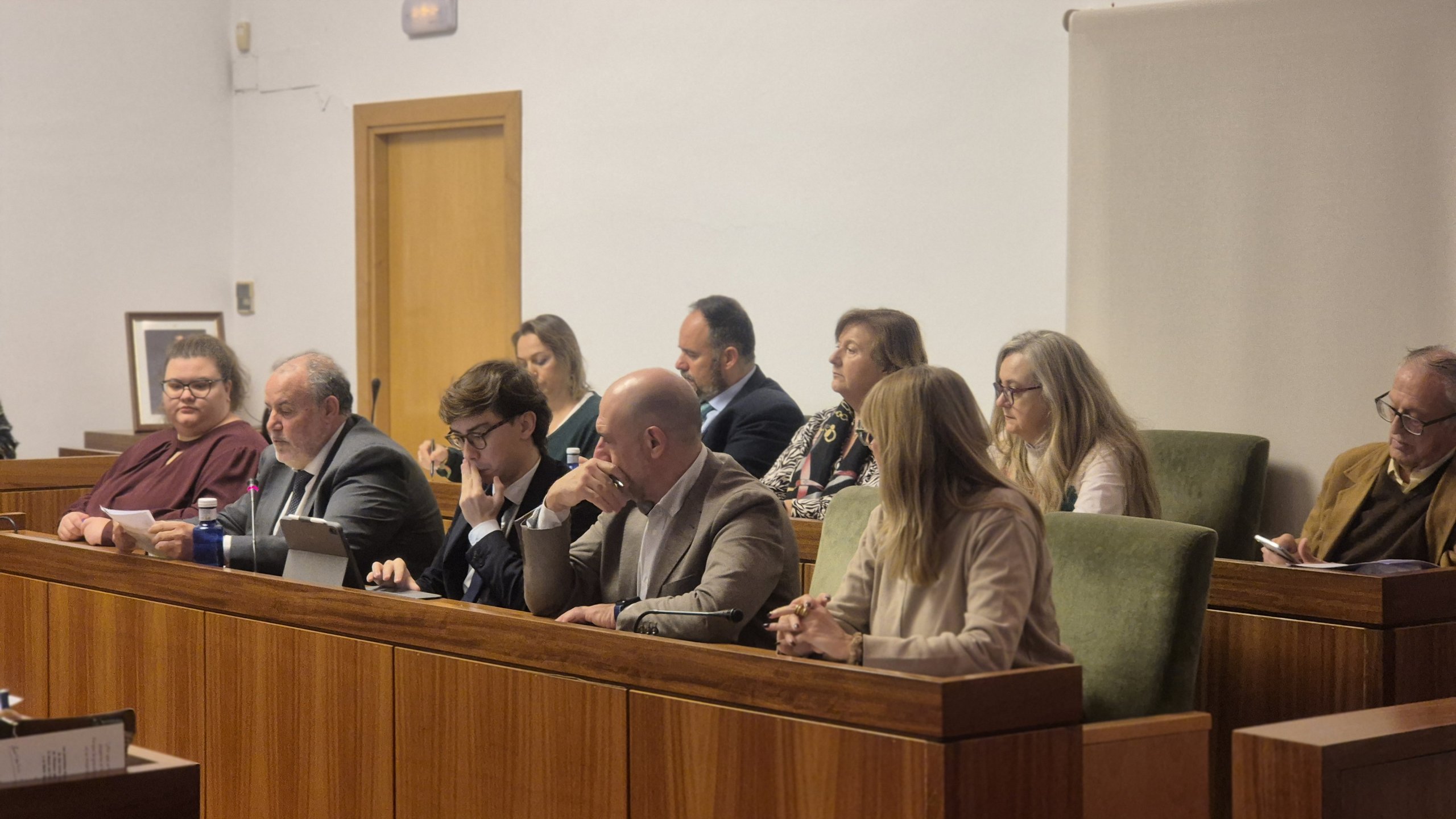 El concejal de Hacienda, F. Javier Sánchez Verdasco, durante su intervención.