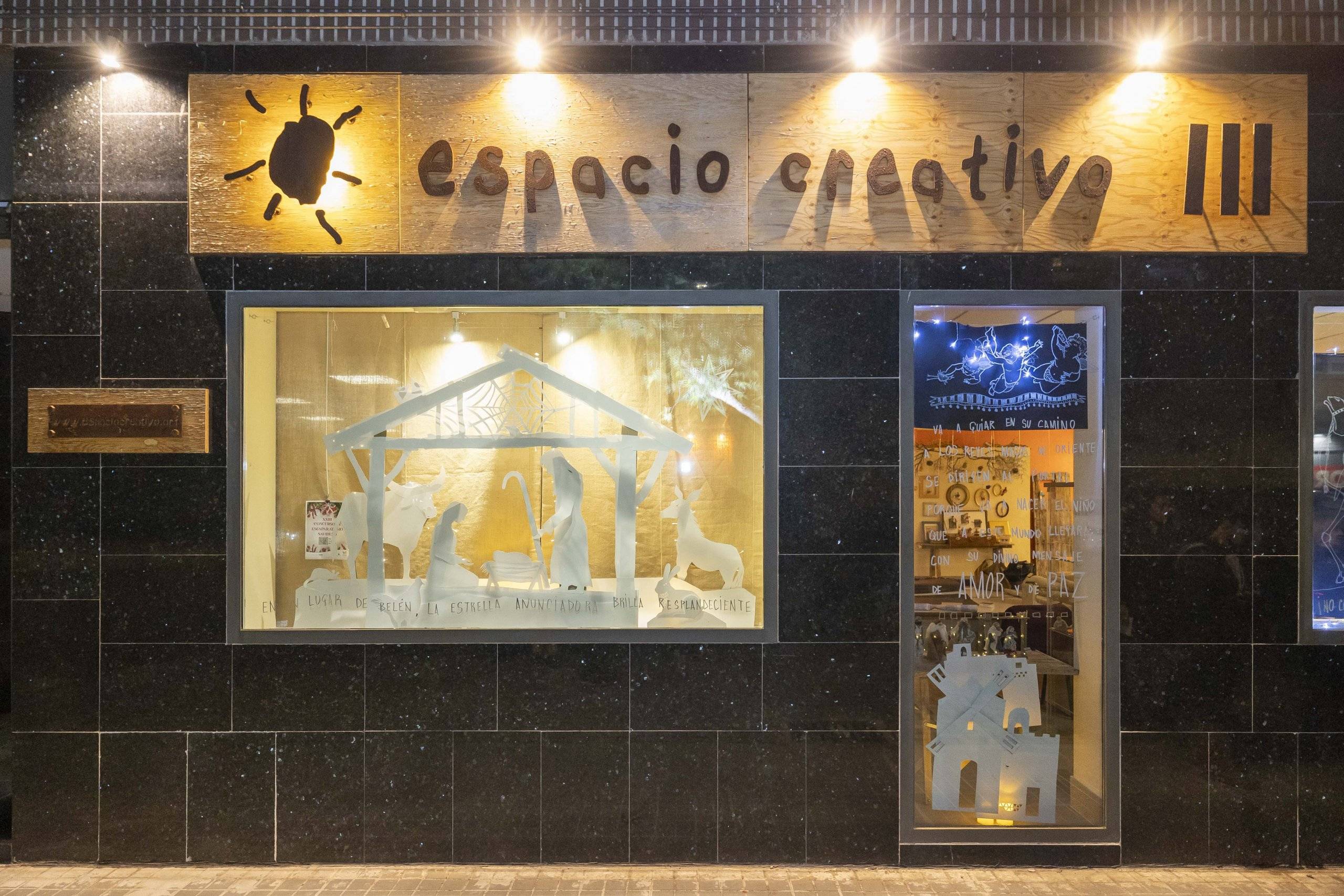 Escaparate Espacio Creativo.