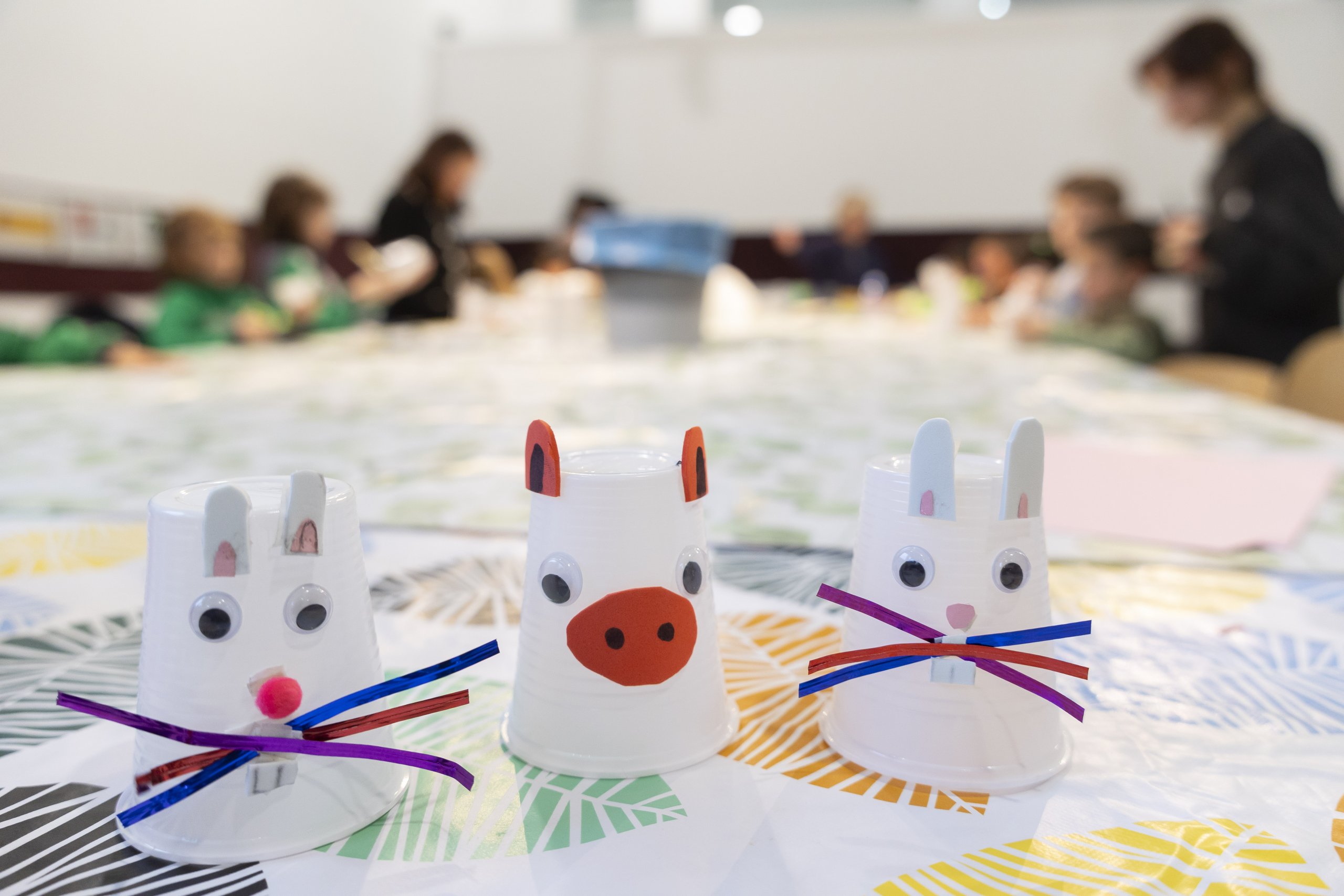 Imagen de uno de los talleres infantiles.