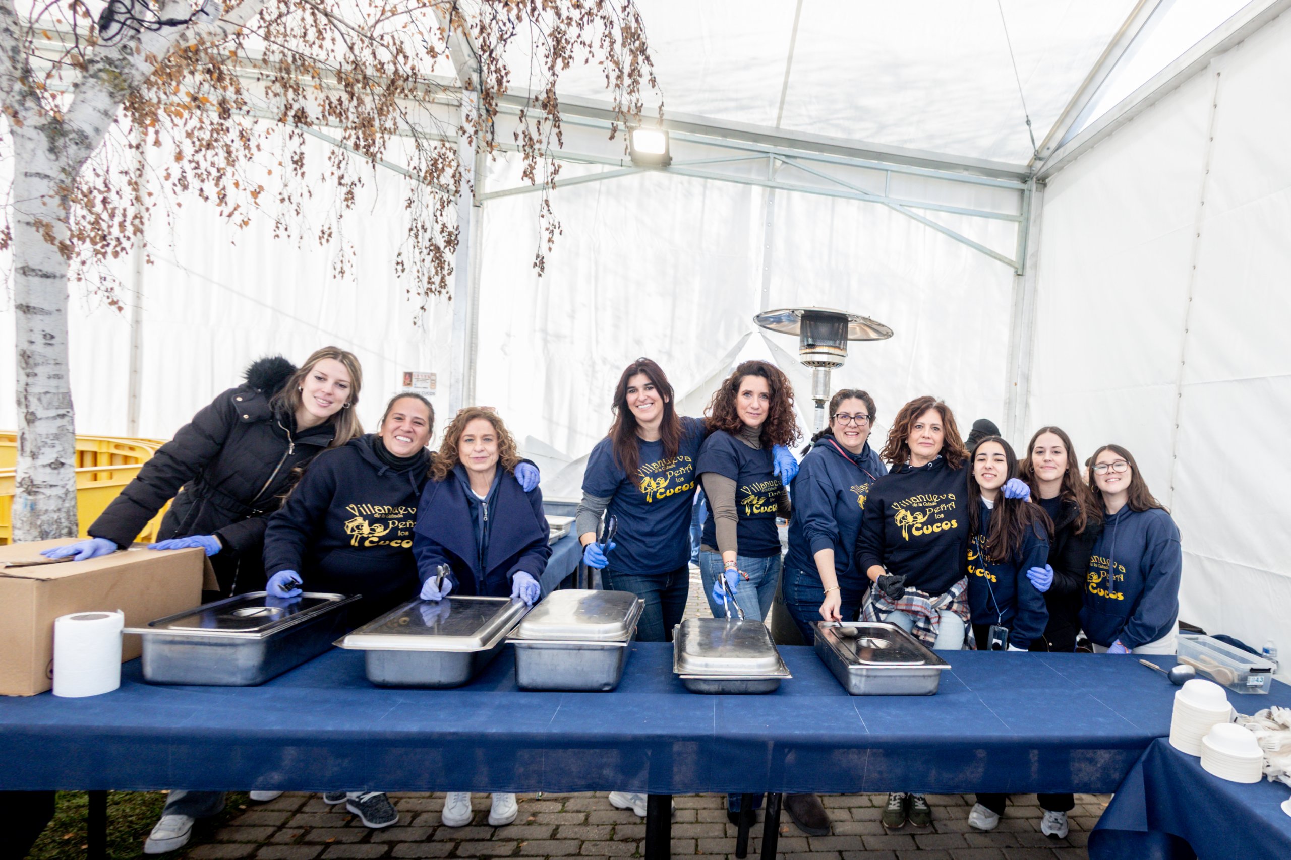 Cocido solidario ofrecido por la peña Los Cucos.