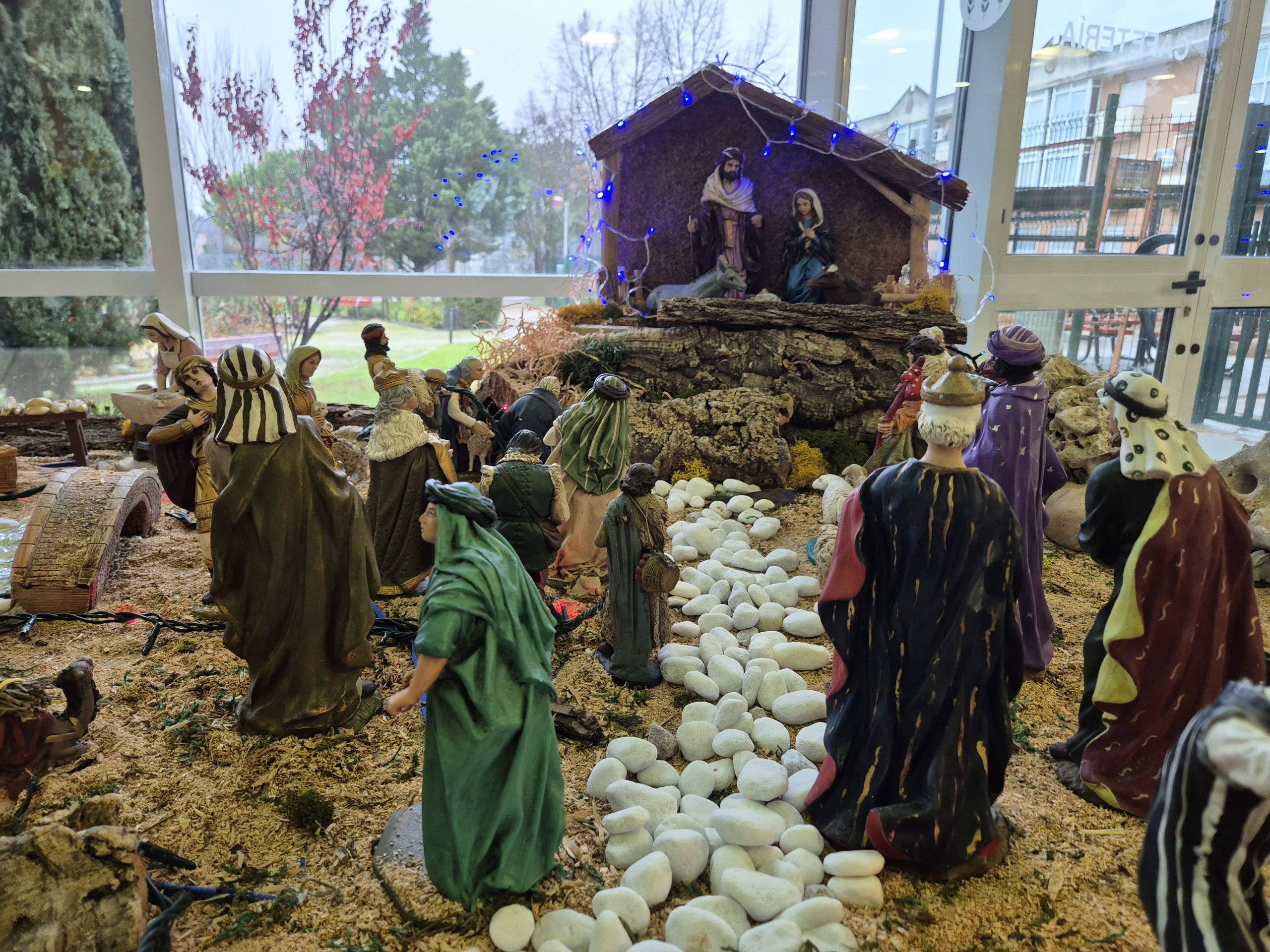 Imagen del belén que se expone en el C.C. El Molino.