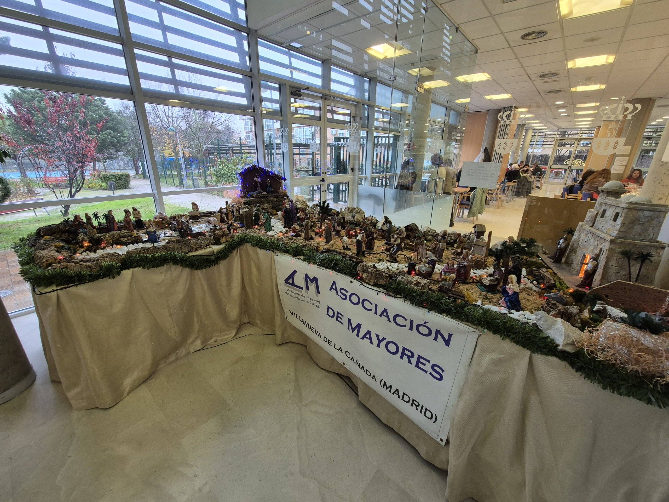 Imagen del belén que se expone en el C.C. El Molino.