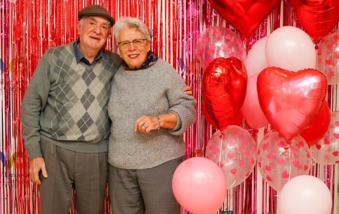 Imagen de la fiesta de mayores de San Valentín.