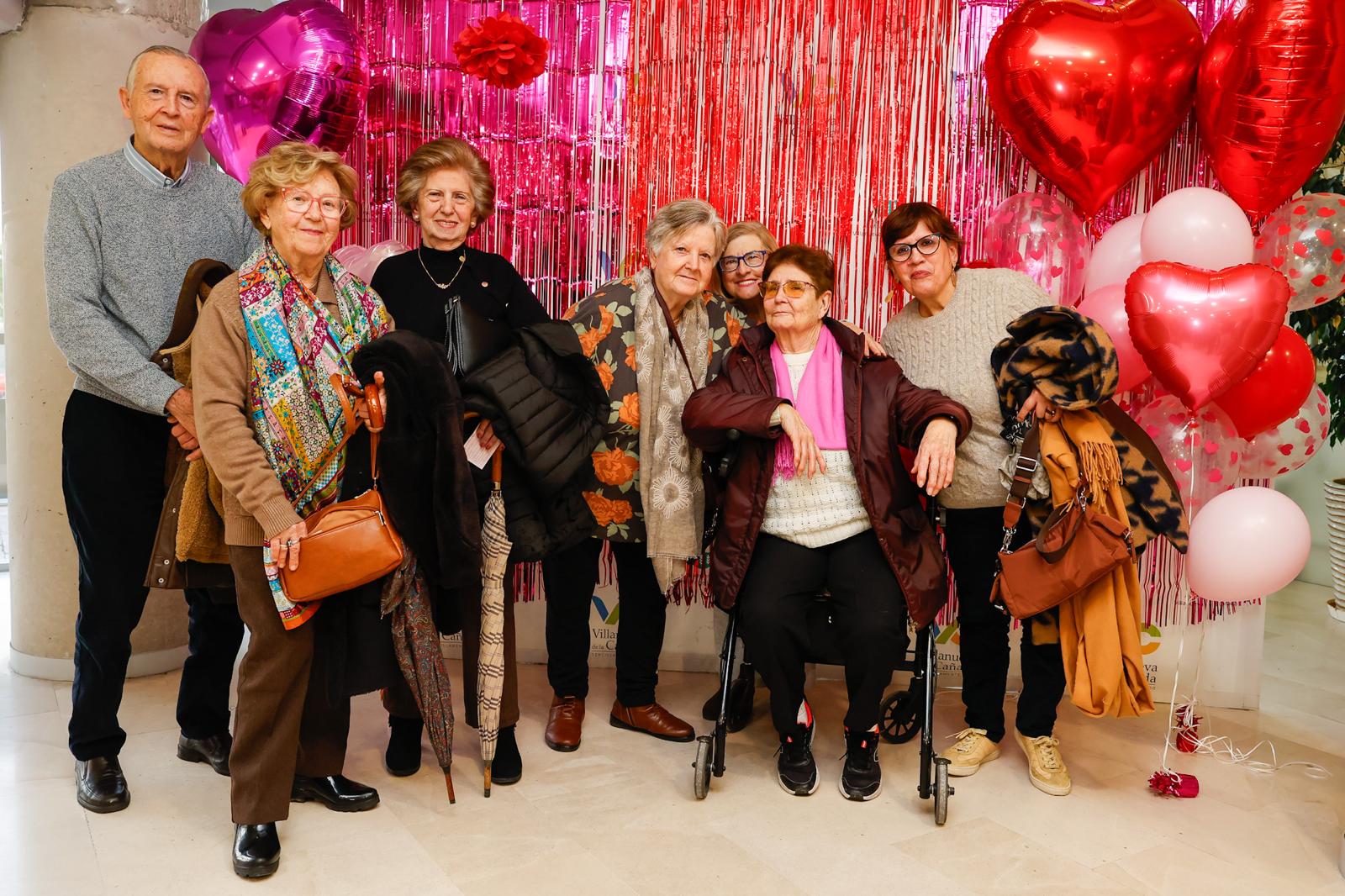 Imagen de la fiesta de mayores de San Valentín.