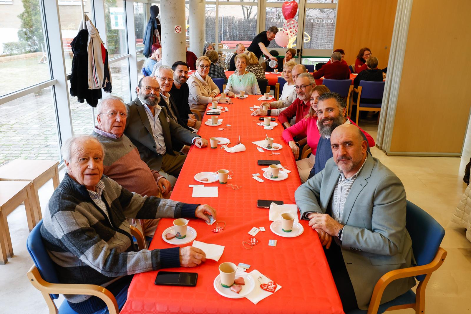 Imagen de la fiesta de mayores de San Valentín.