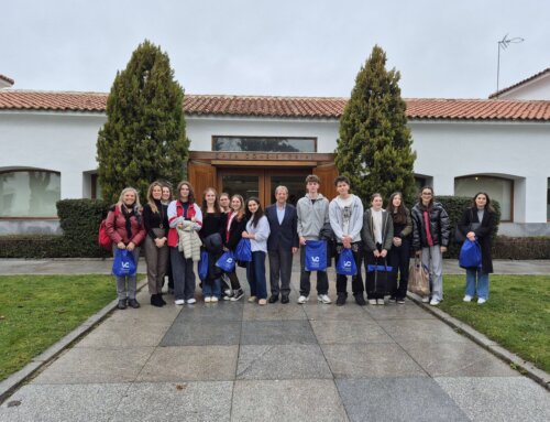 Visita de alumnos franceses a Villanueva de la Cañada