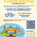 Cartel visita al Parque Europa