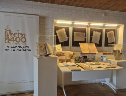 Exposición de legajos históricos y documentos sobre Villanueva de la Cañada