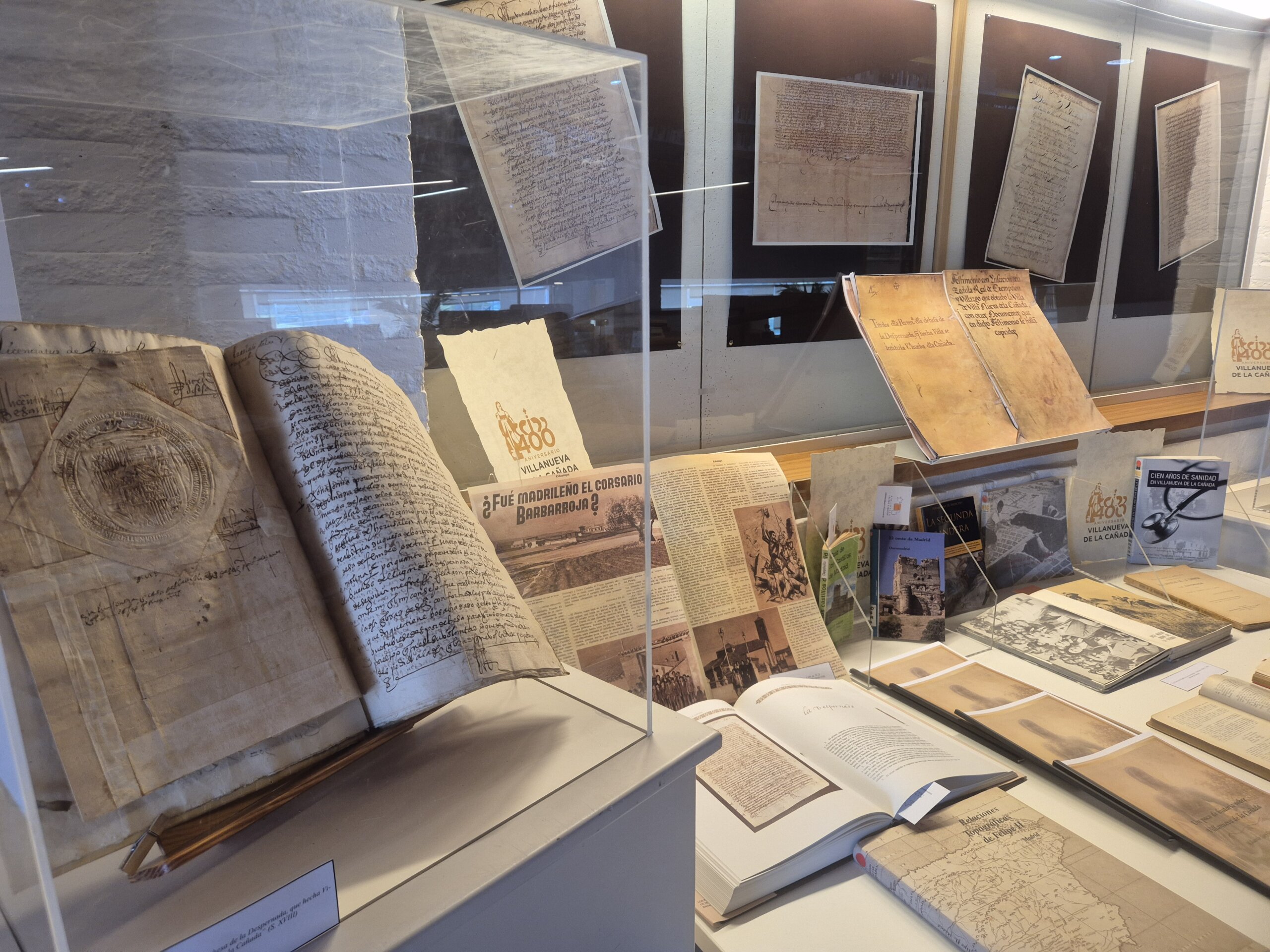 Exposición “Villanueva de la Cañada: documentos y relatos”.