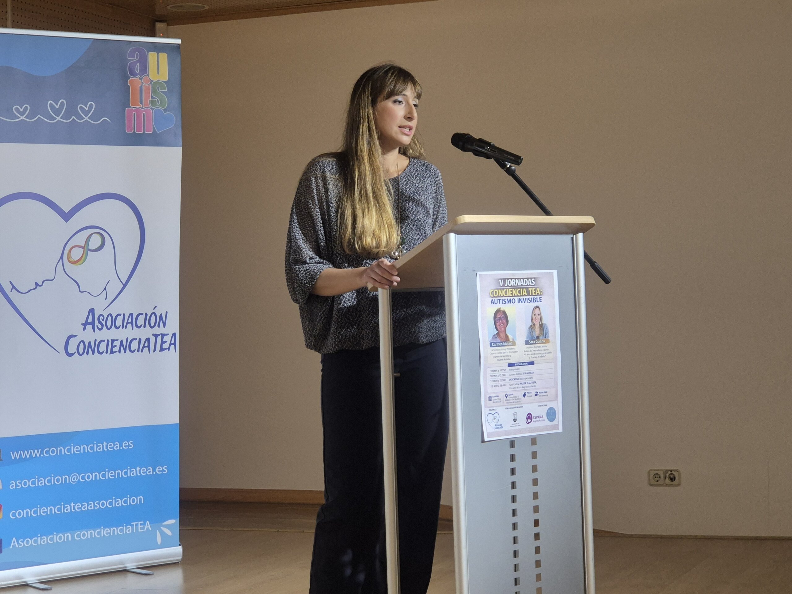 Irene Ceza, presidenta de la Asociación Conciencia TEA.