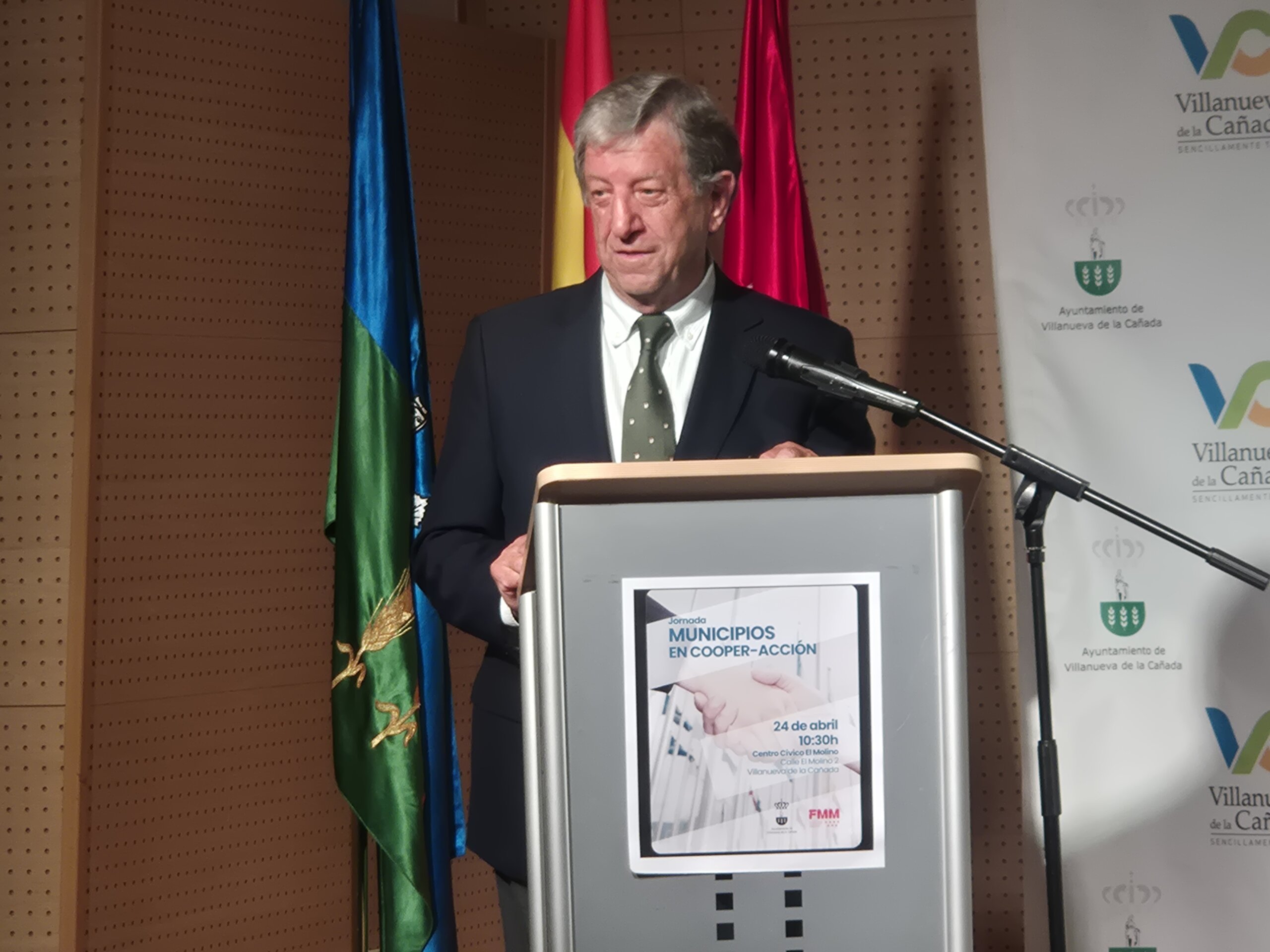 El alcalde, Luis Partida, en la jornada “Municipios en Cooper-Acción".