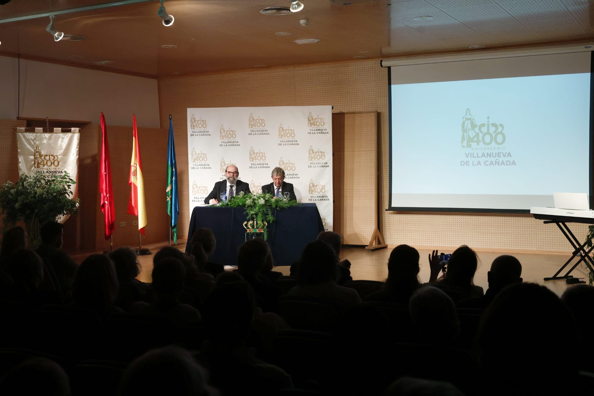 El alcalde y el concejal de Cultura.