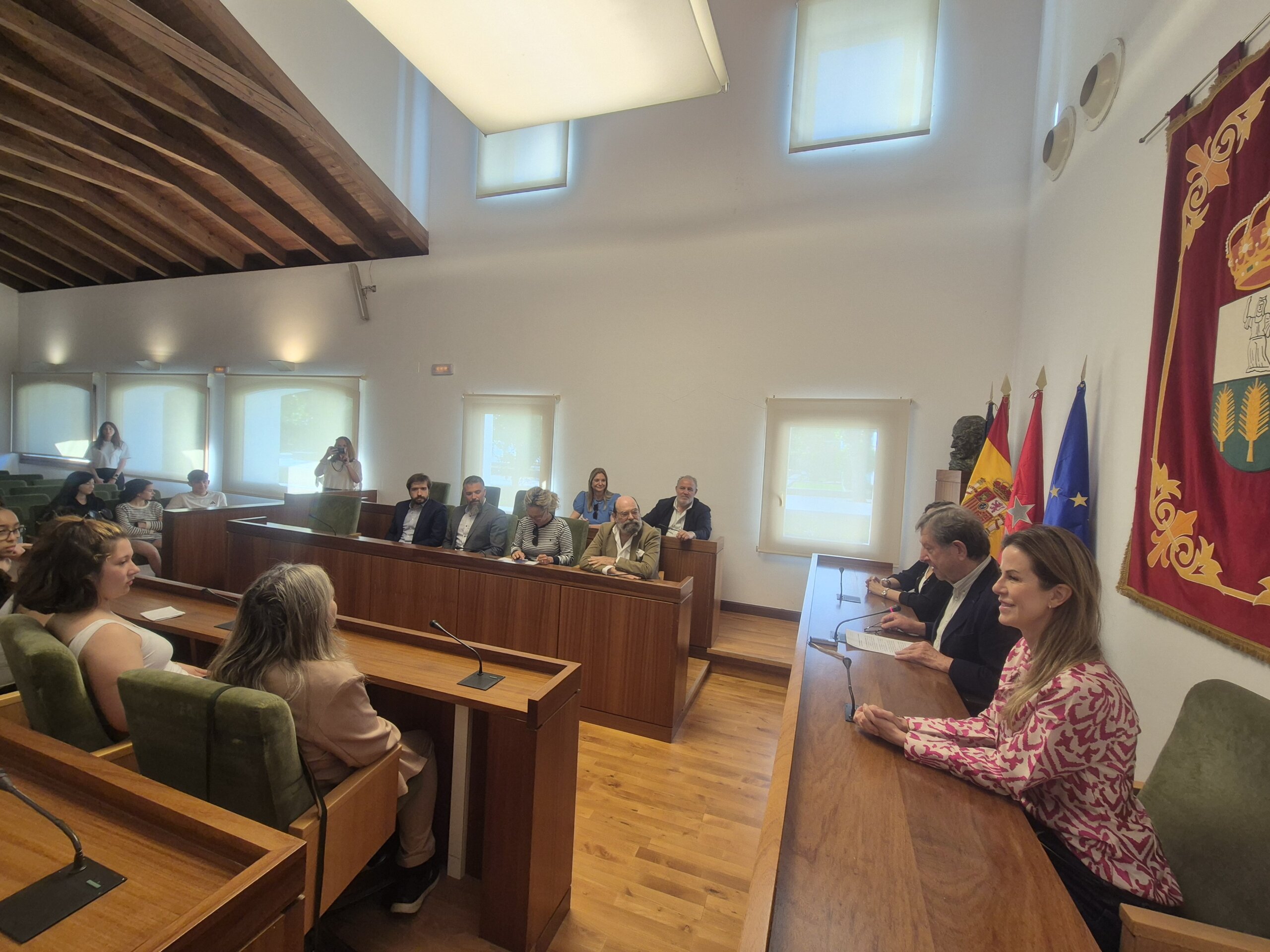 Acto de bienvenida a los estudiantes.