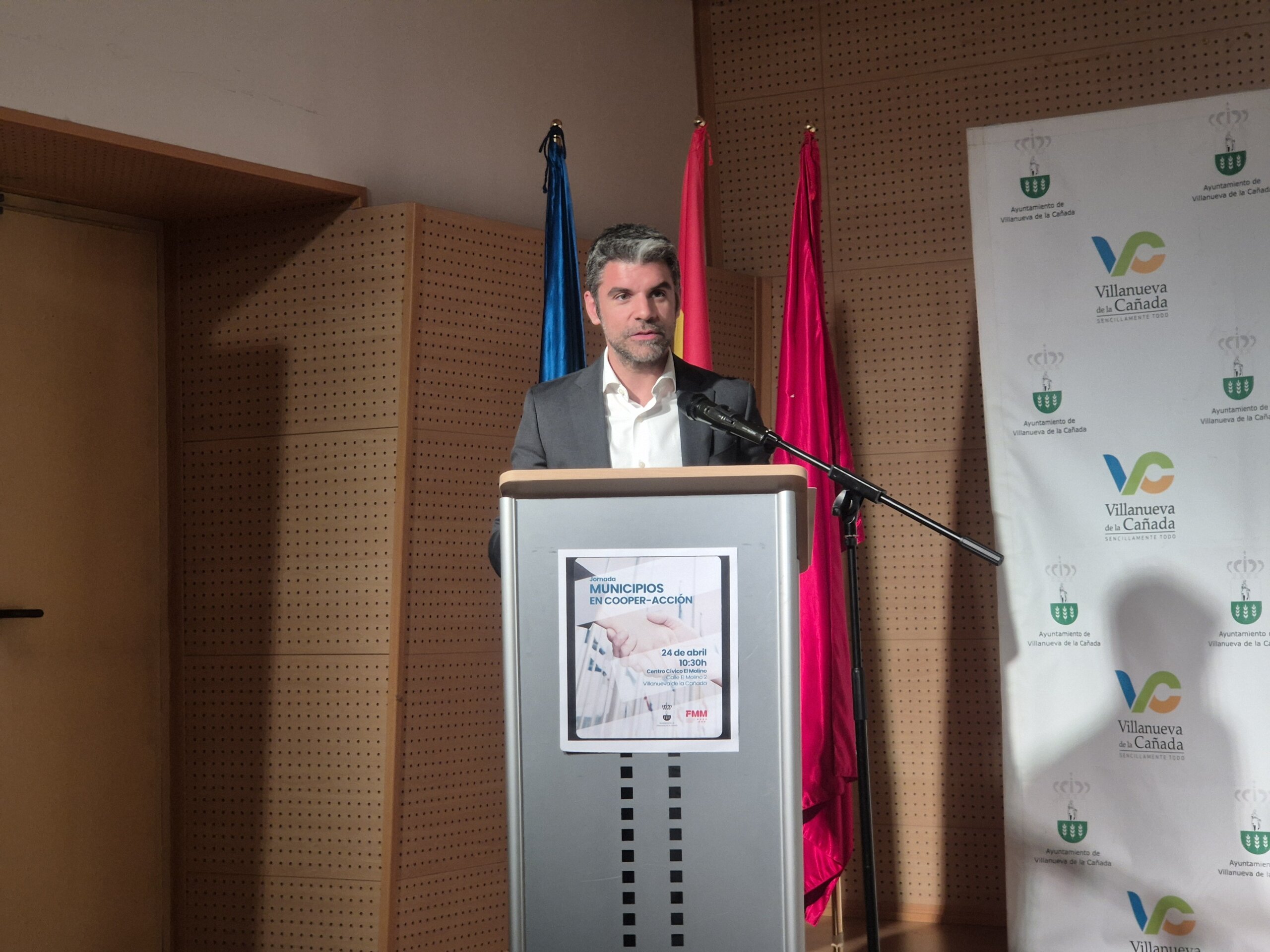 Vicepresidente y alcalde de Paracuellos del Jarama, Jesús Muñoz Muñoz.