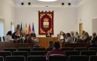 Vista general del Salón de Plenos durante la sesión.