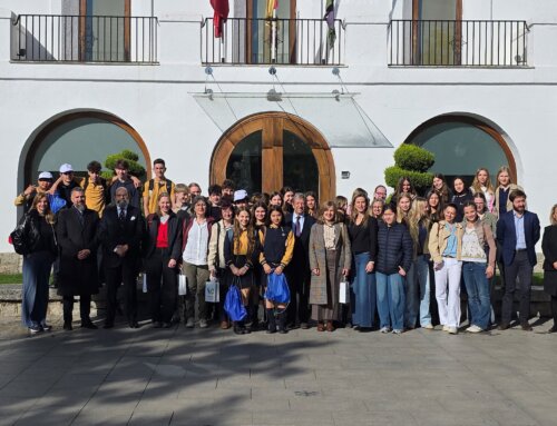 Visita de una delegación de estudiantes alemanes de intercambio con alumnos del Colegio Arcadia