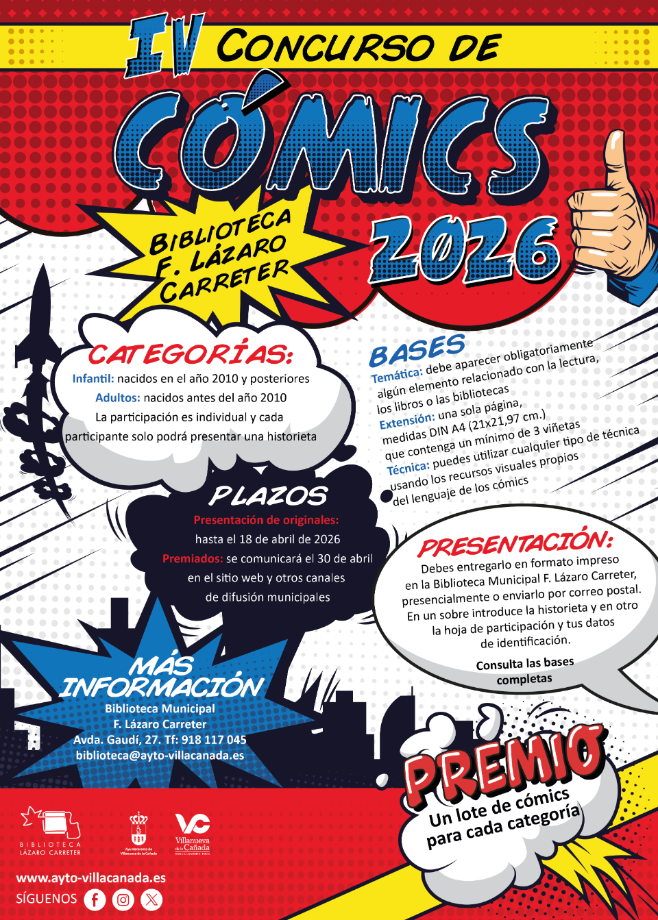 Cartel IV Concurso Cómics
