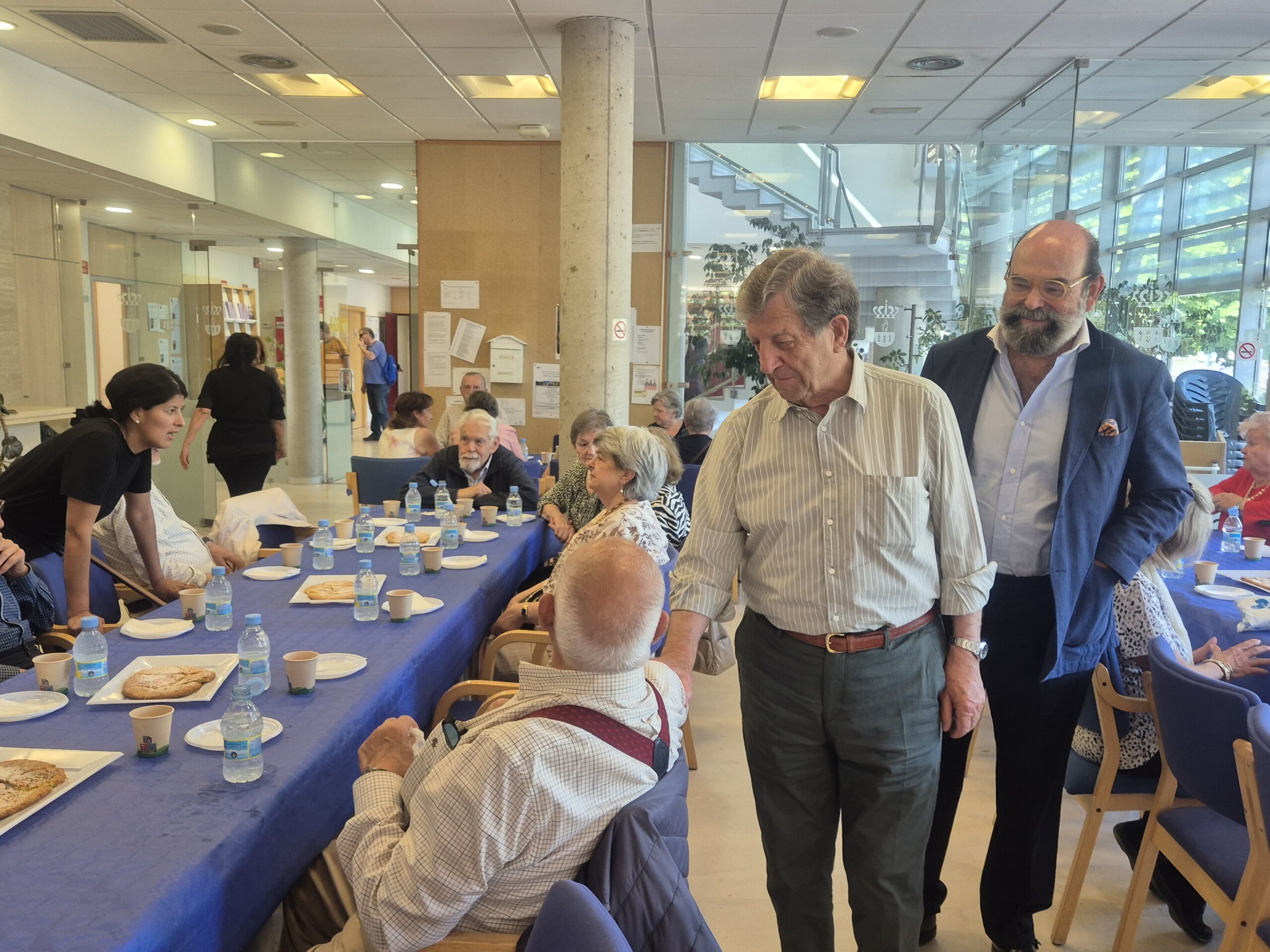 El alcalde y el concejal de Cultura en la Fiesta de San Marcos.
