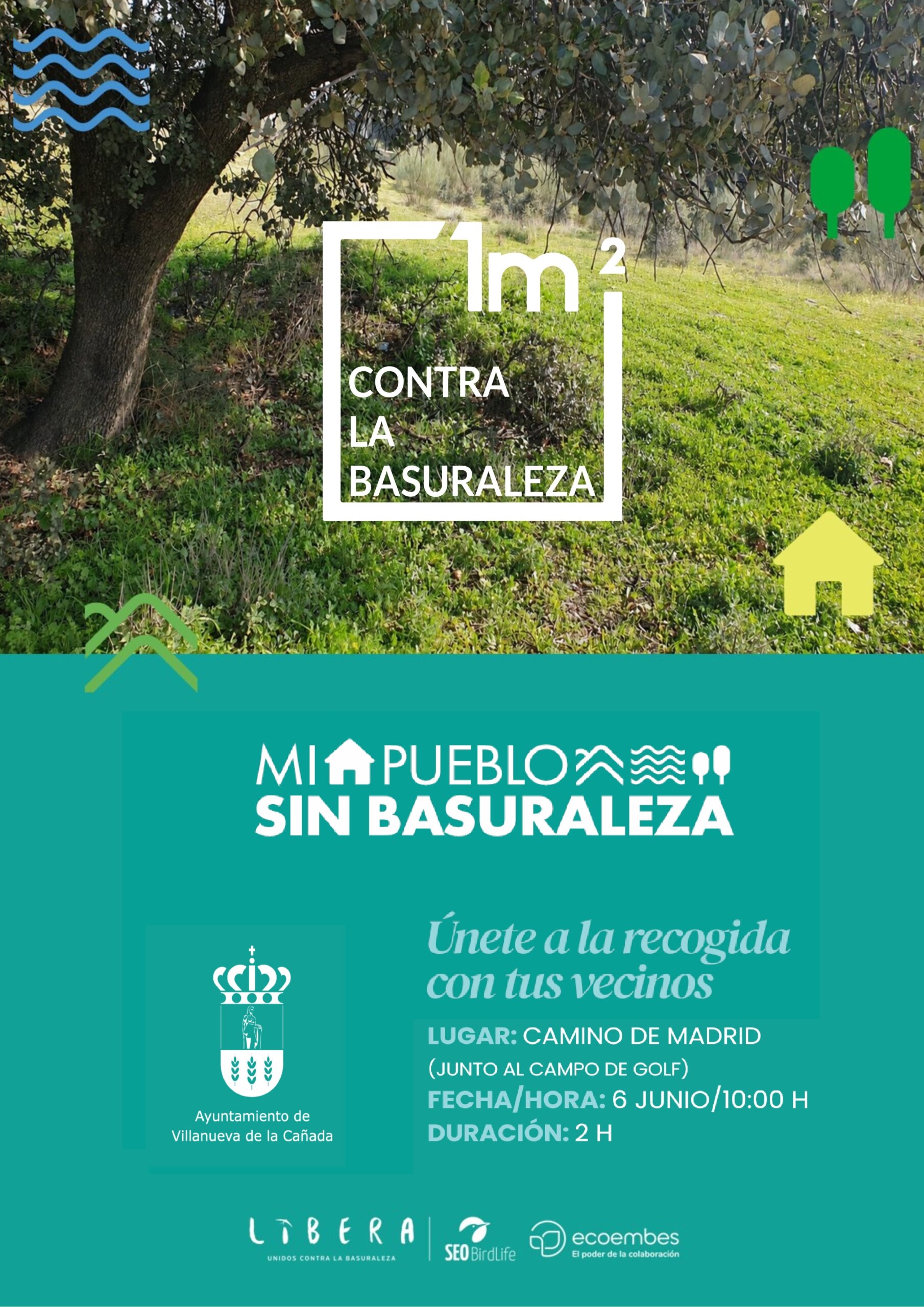 Cartel sobre la actividad de Basuraleza.
