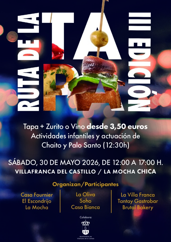 Cartel III Ruta de la Tapa.